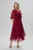 Rochie de ocazie din voal cu strass-uri in talie Justine Bordo