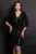 Rochie de ocazie eleganta petrecuta Natalia neagra cu paiete
