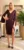 Rochie de ocazie midi dreapta crapata pe picior si maneci ample