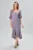 Rochie de ocazie premium asimetrica cu maneci bufante Natalyn Mov