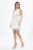 Rochie de ocazie premium cu franjuri si strass-uri Persida Alba