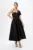 Rochie de ocazie premium cu model one shoulder si funda pe bust Belina Neagra