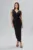 Rochie de ocazie premium cu strass-uri si model petrecut Kambria Neagra