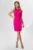 Rochie de ocazie premium cu strass-uri si perlute Amabell Ciclam