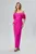 Rochie de ocazie premium cu volanase pe maneci Lavina Ciclam