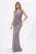Rochie de ocazie premium din lurex tip sirena Delicacy Lila