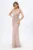 Rochie de ocazie premium din lurex tip sirena Delicacy Rose