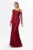 Rochie de ocazie premium din tull brodat cu strass-uri Simphony Bordo