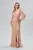 Rochie de ocazie premium din tull cu flori 3D Attitude Nude