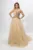 Rochie de ocazie premium din tull cu strass-uri Miracle Nude