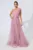 Rochie de ocazie premium din tull tip one shoulder Delicious Lila