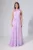 Rochie de ocazie premium din voal cu model one shoulder Azaleea Lila