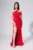 Rochie de ocazie premium tip sirena cu model petrecut Beyonce Rosie