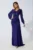 Rochie de ocazie premium tip sirena din voal cu broderie Impulse Albastra