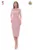 Rochie de ocazie sau de zi dreapta cu broderie aplicata manual