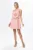 Rochie de ocazie tip baby doll cu floare 3D Lisiana Rose