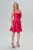 Rochie de ocazie tip baby doll cu fundite Lorielle Fucsia