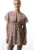 Rochie de plaja cu animal print – din bumbac – pentru plaja