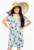 Rochie de plaja cu talie elastica