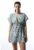 Rochie de plaja de bumbac – cu imprimeu