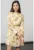 Rochie de satin cu imprimeu grafic