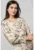 Rochie de satin cu imprimeu