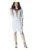 Rochie de seara – Bumbac – Gri – Maneci 3/4