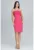 Rochie de seara  M571 – coral – fara bretele – croiala creion – poliester 100%