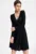 Rochie de seara  M861 – neagra – maneci lungi – poliester – eleganta