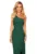 Rochie de seara dama Rynnelle verde inchis