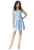 Rochie de seara dama Violin K487 albastru deschis