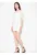 Rochie de seara dantela – maneci 3/4 – alb – elastan 5% – poliester 95%