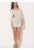 Rochie de seara – eleganta – cu maneci 3/4 – bej – poliester-elastan