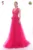 Rochie de seara lunga de tulle ciclam