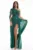 Rochie de seara lunga din voal cu broderie 3D