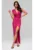 Rochie de seara maxi  LA-OM-DLR084 – Fucsia