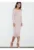 Rochie de seara –  roz – eleganta – din material de calitate – viscoza