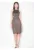 Rochie de seara verde – piele de caprioara – decupaje talie – elastan 5% – poliester 95%