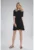 Rochie de vara model M751 – neagra – maneca scurta – viscoza –