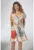 Rochie de vara – model descheiat – multicolor – poliester