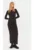 Rochie de zi 24441 Negru Slim Fit – Viscoza
