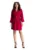 Rochie de zi 3142 – Poliester – Rosu