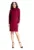 Rochie de zi 690 – Poliester/Elastan – Rosu