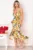 Rochie de zi MBG cu imprimeu deosebit multicolor