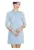 Rochie de zi – Poliester/Viscoza – Albastru