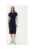 Rochie de zi –  bleumarin – 60% poliester reciclat – 33% viscoza – 7% elastan –