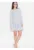 Rochie de zi  gri – casual – cu maneca lunga