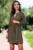 Rochie de zi lejera kaki