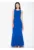 Rochie – design elegant – albastru – material de calitate