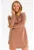 Rochie din amestec de bumbac cu gluga –